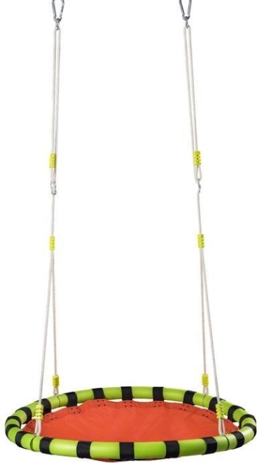 WOODY opvouwbare schommelring, oranje, diameter 103 cm