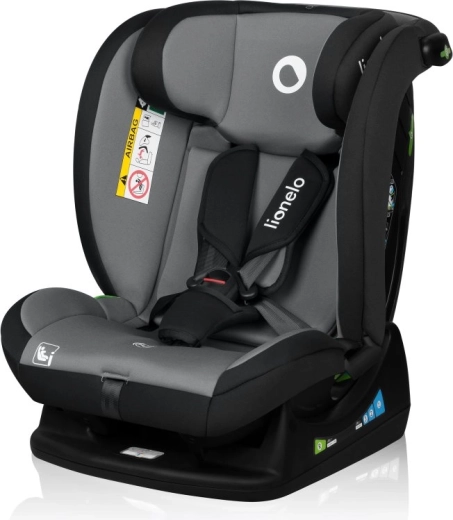 Lionelo Izzy i-Size autostoeltje 40–150 cm Black Grey