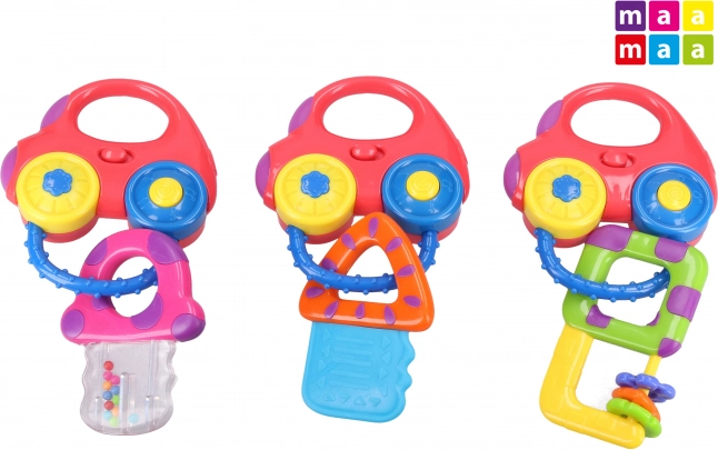 Autosleutels voor kinderen met licht en geluid 18 cm