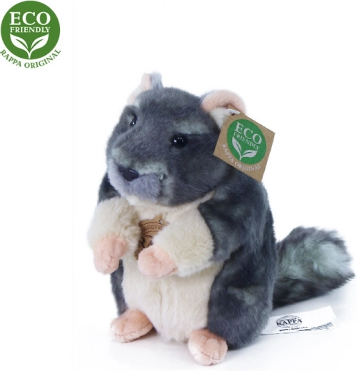 Pluchen chinchilla 15 cm ecologisch