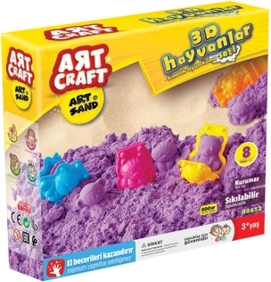 ART CRAFT kinetisch zand om diertjes te maken 500 g
