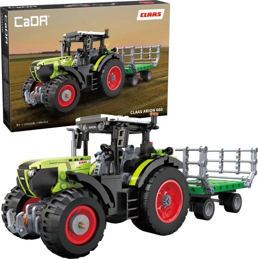 CaDA bouwset tractor Claas Arion 660 (448 onderdelen)
