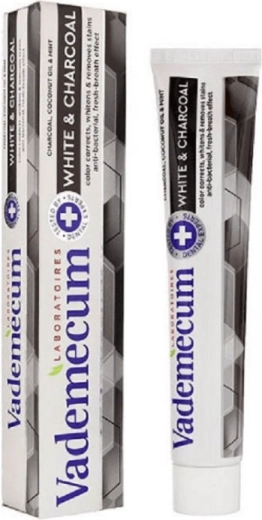Vademecum ProLine White & Charcoal witte tandpasta 75 ml