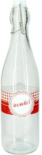 Glazen fles met beugelsluiting TORO 1 l