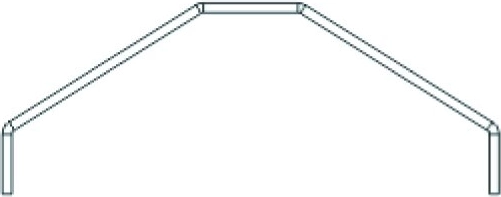 Achterste stabilisator X3 2,5 mm
