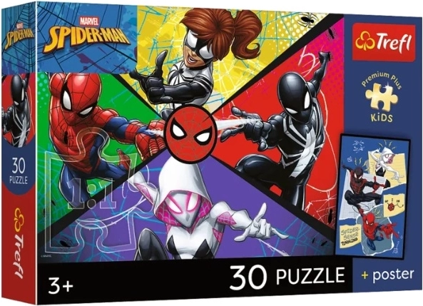 Kinderpuzzel PremPlus Kids Spinnenkracht 30 stukjes