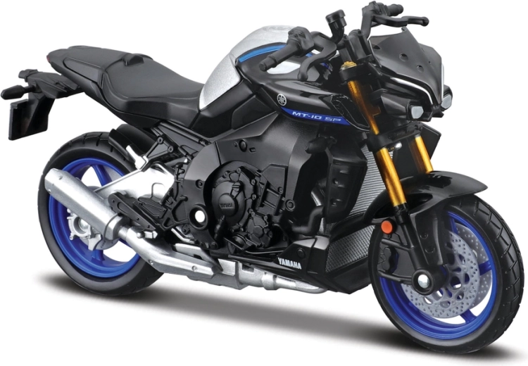 Maisto motorfiets Yamaha MT-10 SP zilver-zwart 1:18