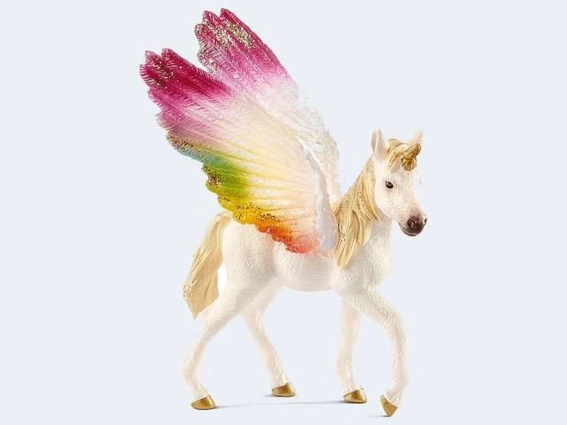 Schleich bayala gevleugeld regenboog eenhoornveulen - 1 stuk