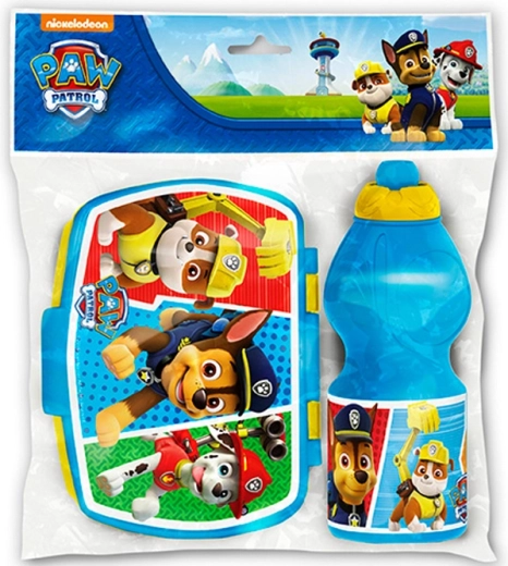 Paw Patrol lunchset: lunchbox en drinkfles 400 ml