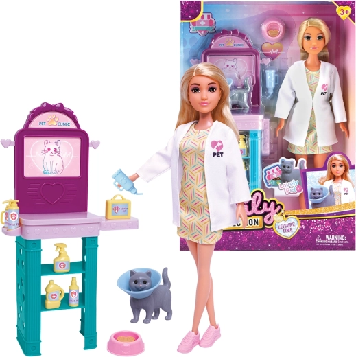 Pop veterinaire met katje