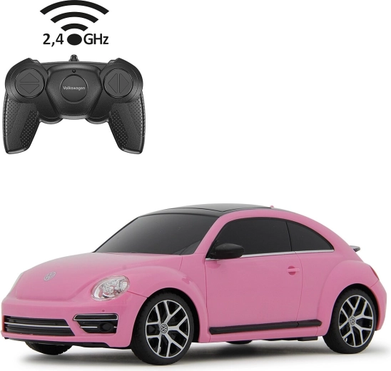 Jamara Volkswagen Beetle RC-auto 1:24 roze 2,4 GHz