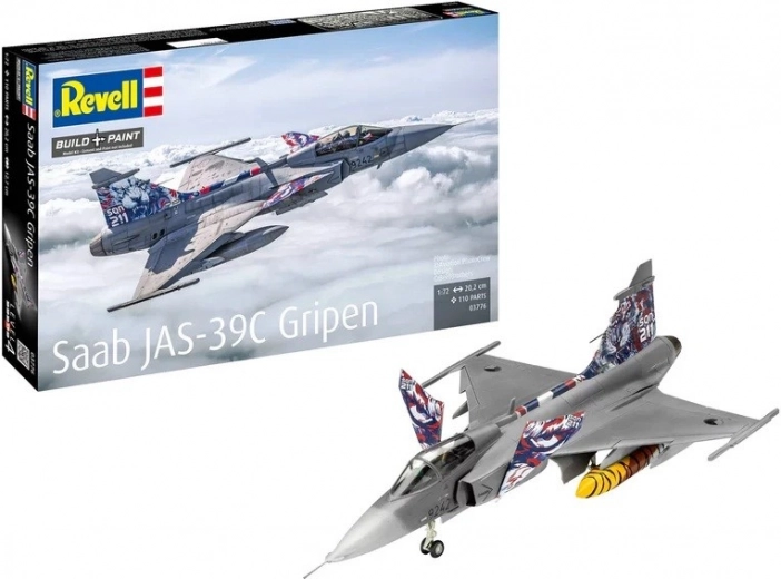 Kunststof modelvliegtuig SAAB JAS 39C Gripen 1:72