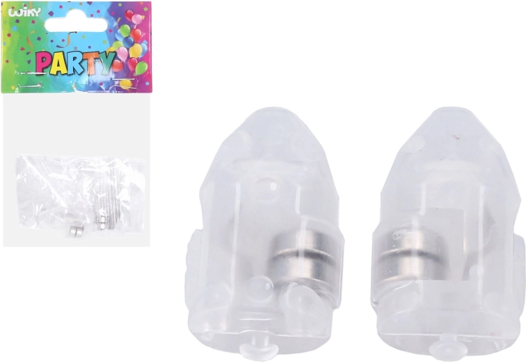 knipperende LED-lichtjes voor ballonnen en lampions, 2 stuks