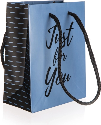 Cadeauzak Just For You Blue S 11 × 14 × 6 cm