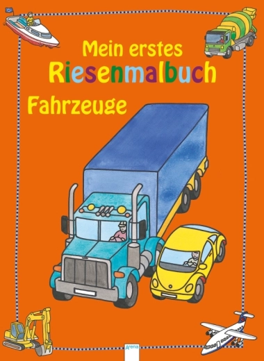 Mijn eerste reuzenkleurboek – voertuigen