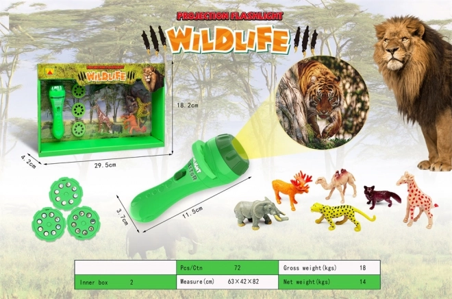 Safari projector met dieren