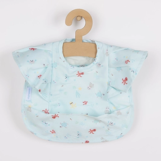 Luxe kinder slabbetje met ruches New Baby 35 × 27 cm