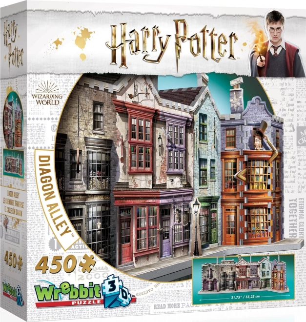 Wrebbit 3D-puzzel Harry Potter: Wegisweg – 450 stukjes