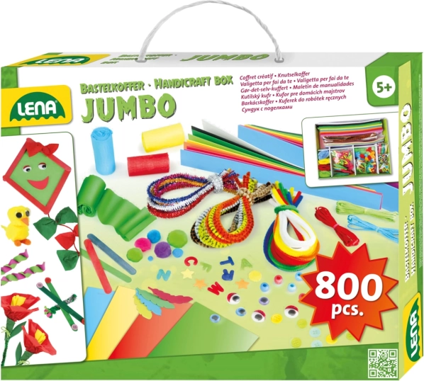 Lena Creatieve Koffer Jumbo groen voor kinderen
