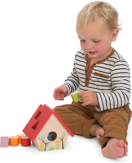 Le Toy Van houten vogelhuisje – vormenstoof