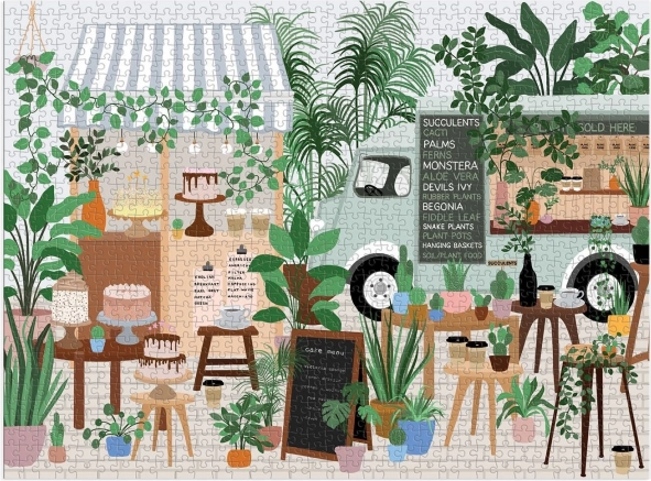 Puzzel Botanisch café 1000 stukjes GALISON