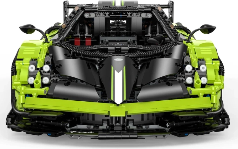 Bouwset sportwagen Pagani Huayra BC RASTAR op schaal 1:8, groen