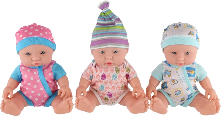 Babypop met geluiden 25 cm – mix varianten