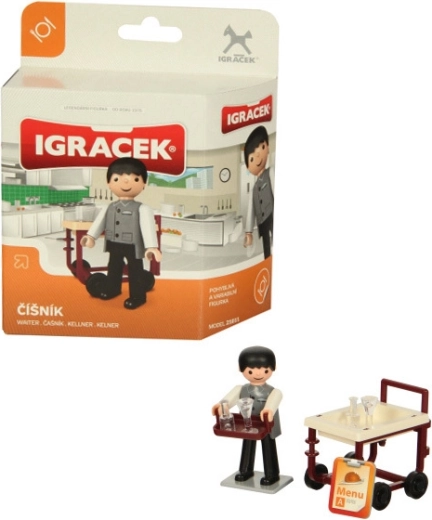 EFKO Igráček ober – figuur met accessoires in een doosje