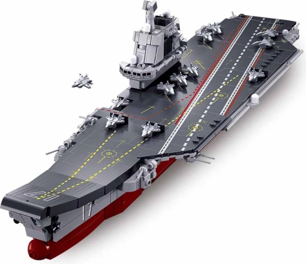 Sluban Model Bricks M38-B1210 Vliegdekschip Shandong