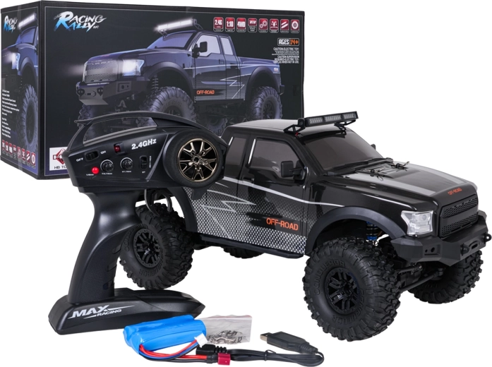 Terrein-RC-auto Climbing beast 4x4 1:10 zwart
