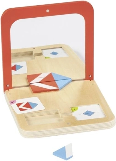 Symmetrische puzzel Magie van de Spiegel – houten educatief spel