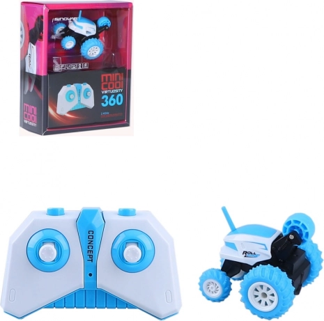 Stuntauto RC mini blauw
