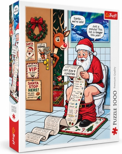 Trefl puzzel Santa's moment van rust, 1000 stukjes