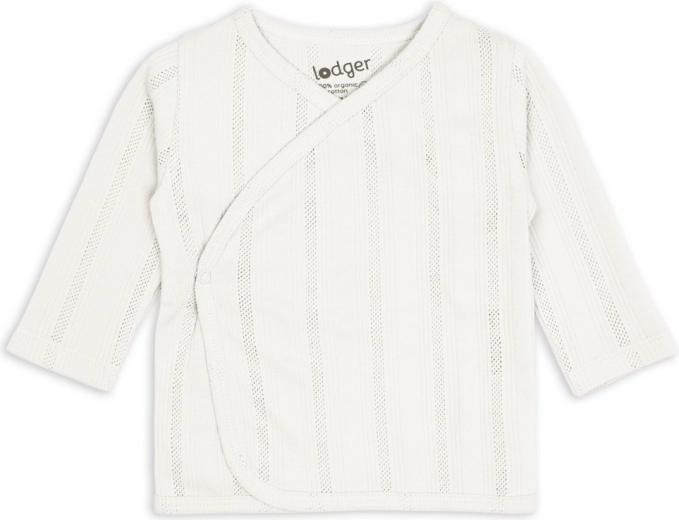Lodger wikkelvest Pointelle cream maat 62