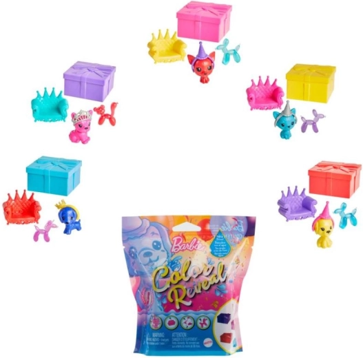 Barbie Color Reveal Feestdiertje - 1 stuk