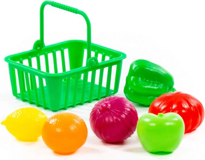 Speelgoedset met fruit en groenten
