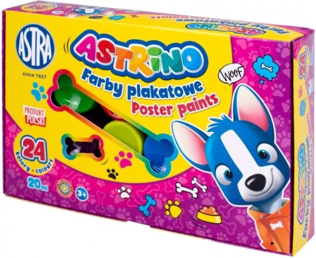 Astrino temperaverf, set van 24 kleuren