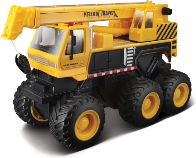 Maisto Builder Zone Quarry Monsters bedrijfsvoertuig met kraan