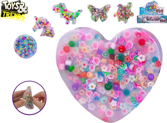 Kleverige gel-speeltjes Picky Pads 8 cm