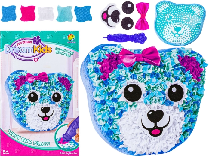 Creatieve set voor het versieren van een berenkussentje DreamKids - 1 stuk