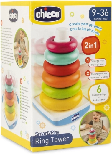 Chicco stapeltoren met ringen 9m+