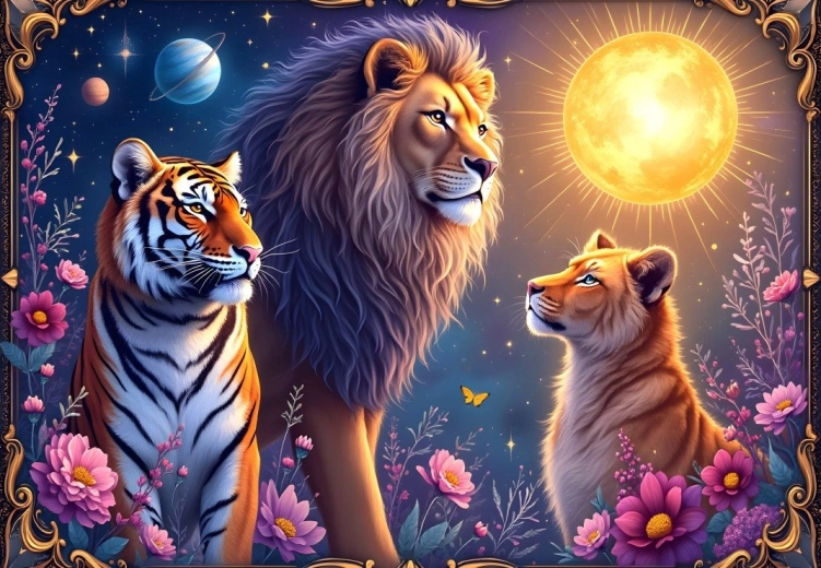 Puzzel Roofdierruimte 1000 stukjes