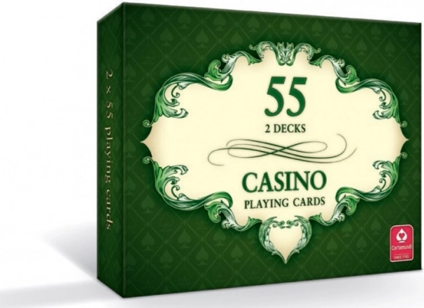 Kaartenset casino 2×55 kaarten