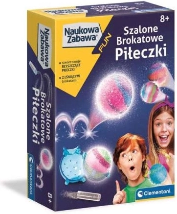 Clementoni Wetenschappelijk plezier mini-laboratorium voor gekke glinsterende stuiterballen