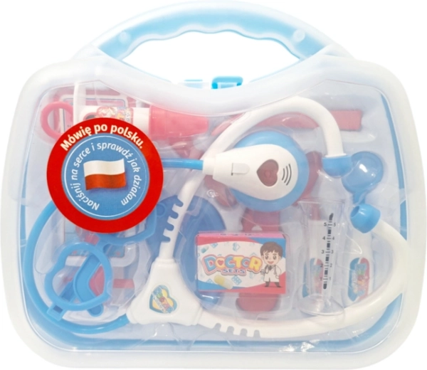 Dokterset met Poolse spraakmodule en lichtgevende stethoscoop