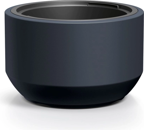 Plantenpot met inzet 39 cm antraciet