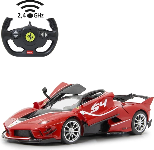 Jamara Ferrari FXX K Evo RC-auto 1:14 rood 2,4 GHz met LED en handmatig te openen deuren