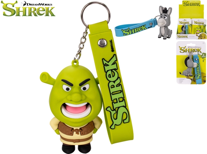 Sleutelhanger met Shrek-figuurtje - 1 stuk