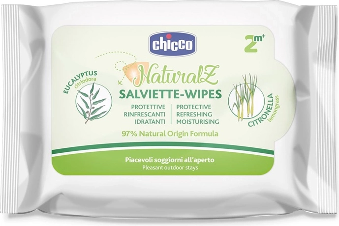 Chicco NaturalZ beschermende en verfrissende insectendoekjes 20 stuks