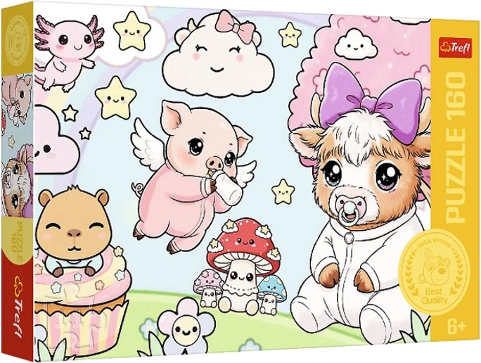 Puzzel Dierenbaby’s 160 stukjes